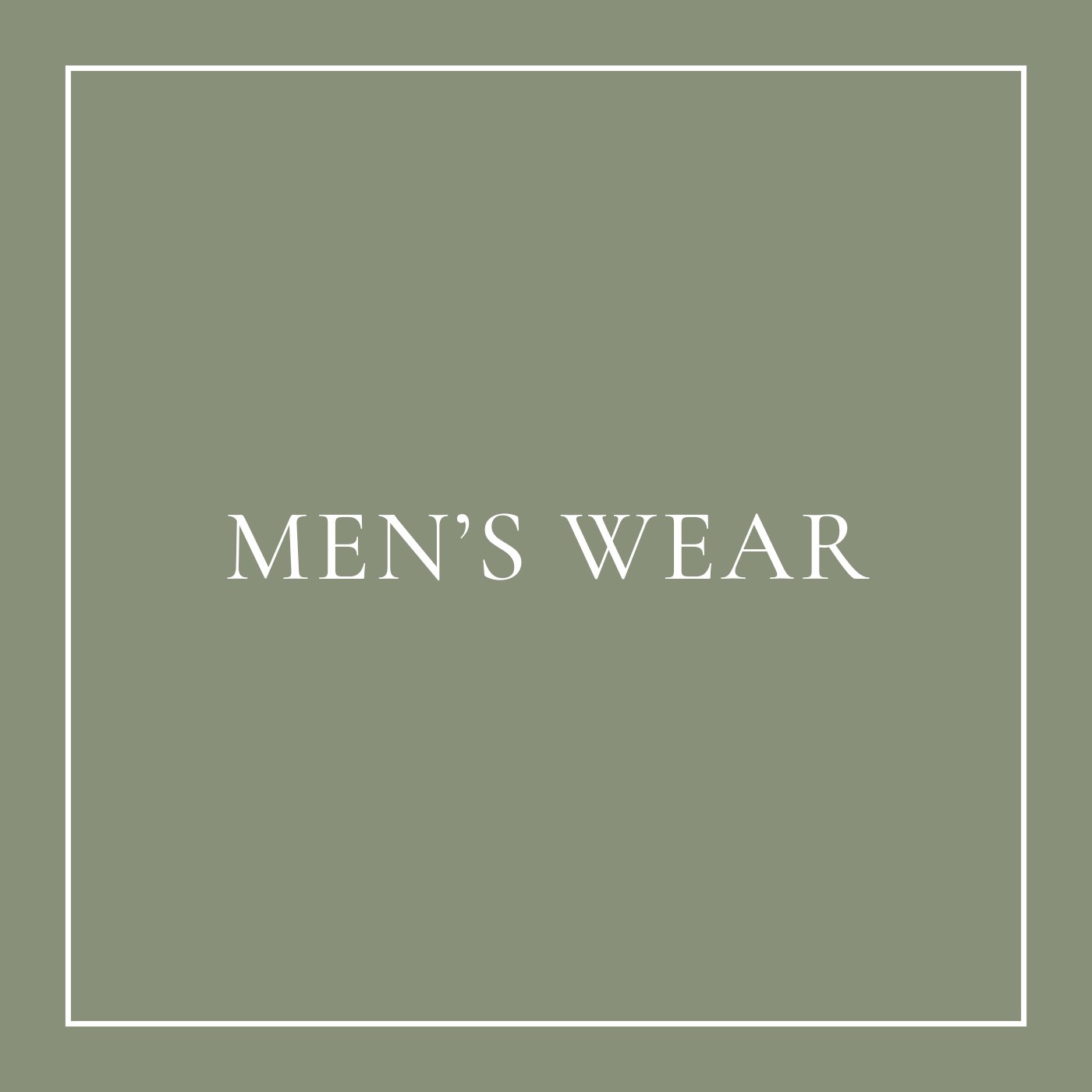 MEN'S WEAR