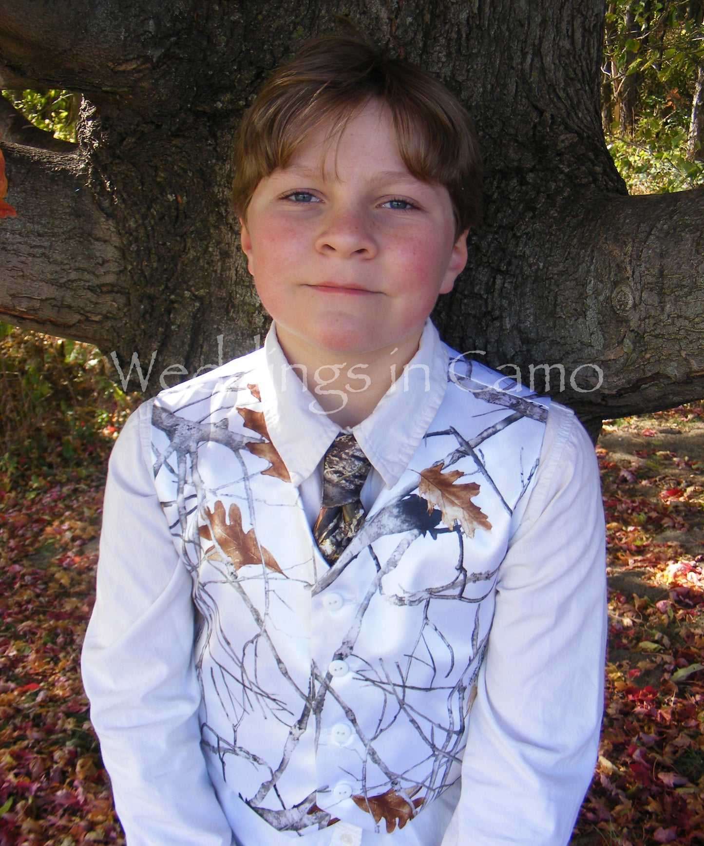 boy's camo vest