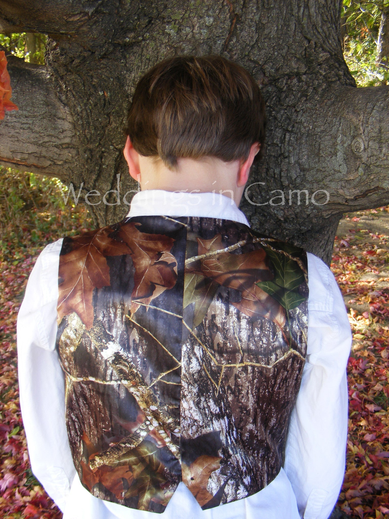 boy's camo vest