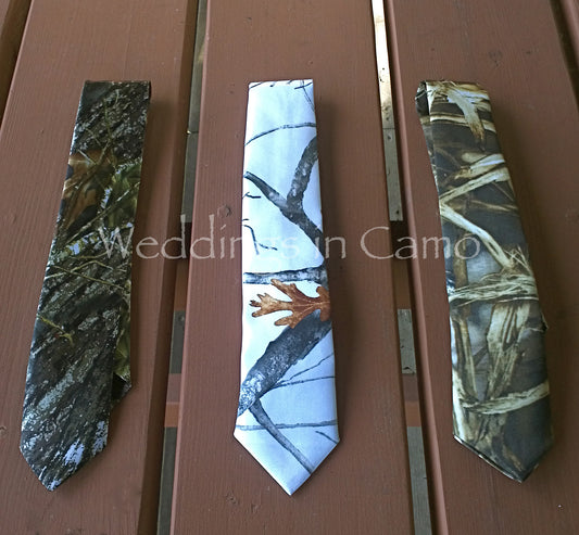 boys camo tie