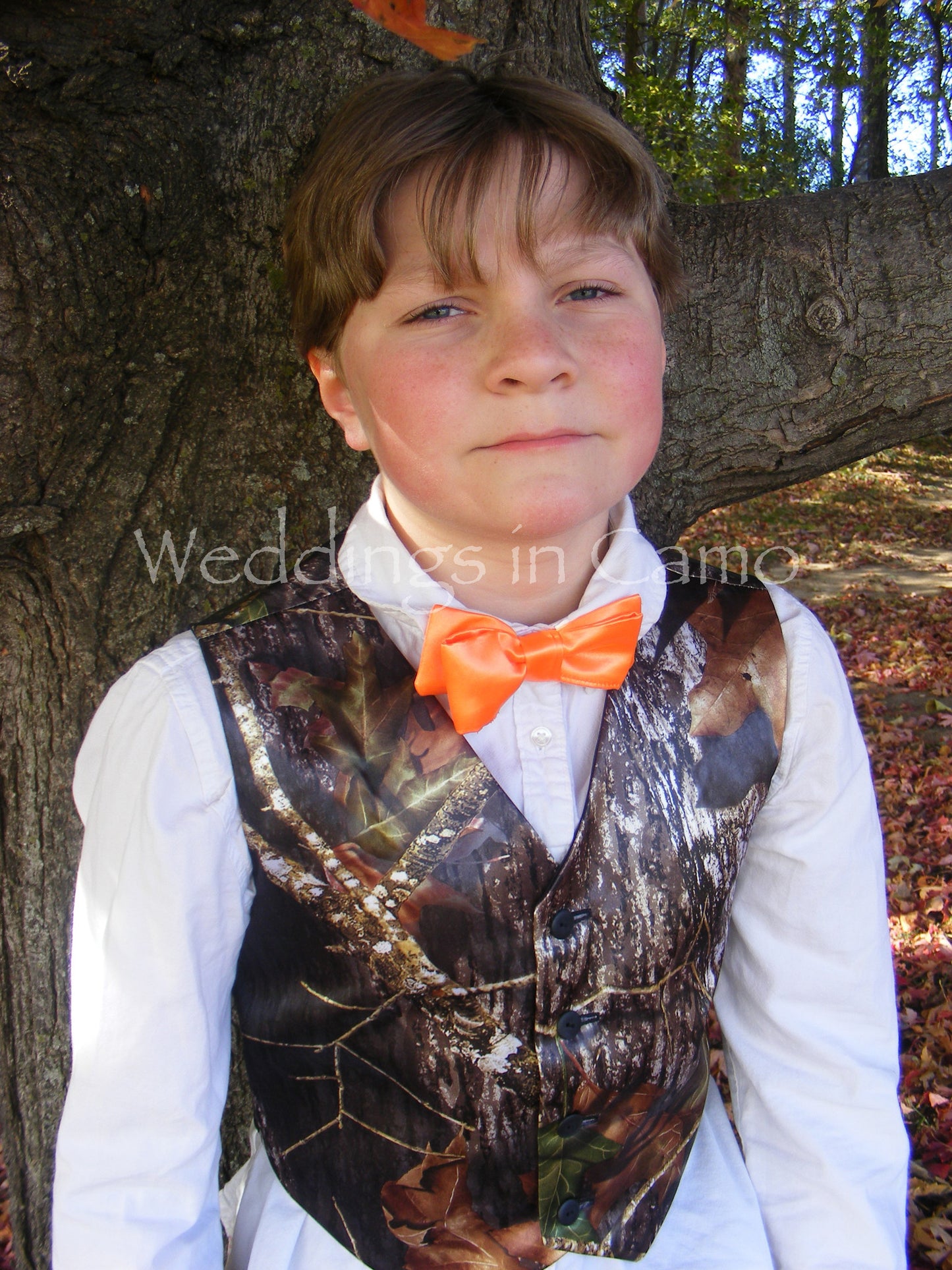 boy's camo vest