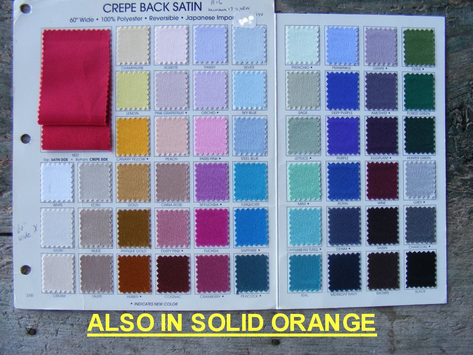 satin color card for camo trim