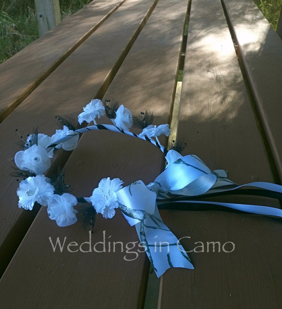 flower girl floral wreath