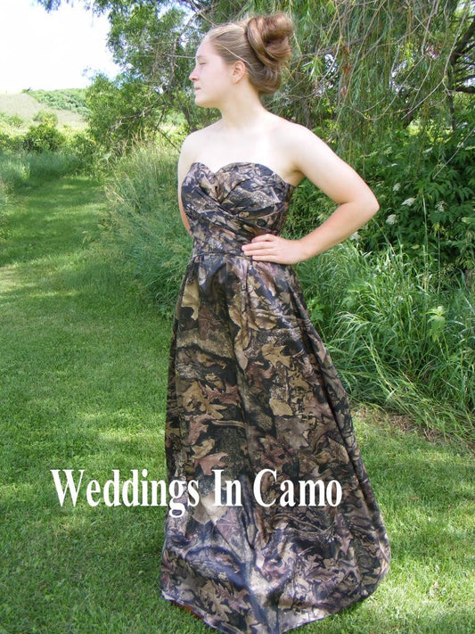 long camo formal