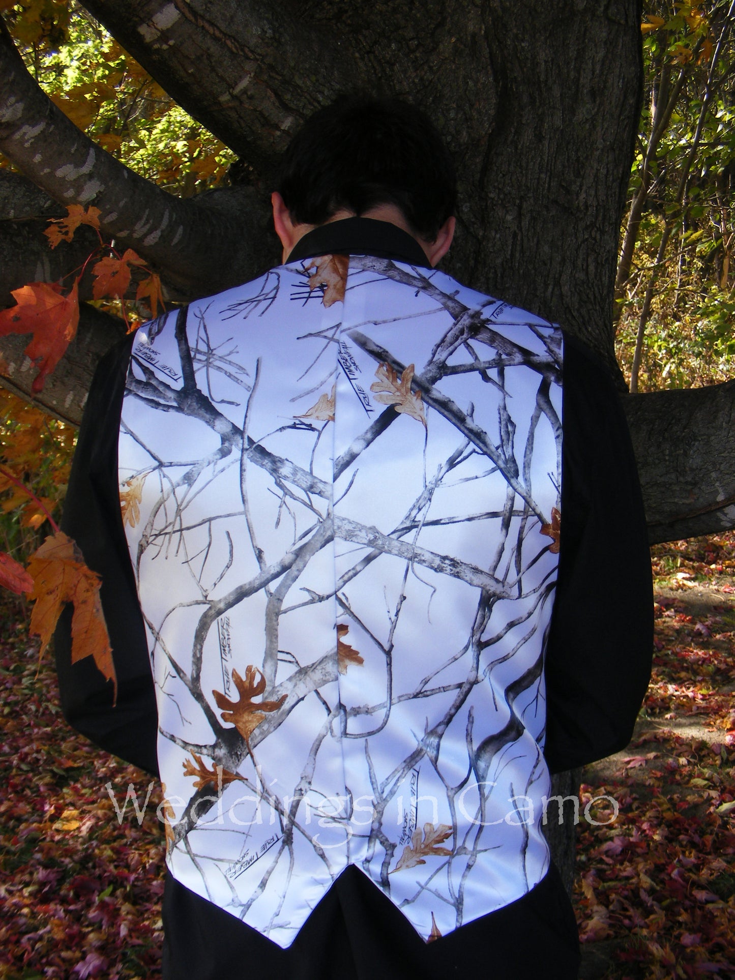 Men's snowfall camo vest