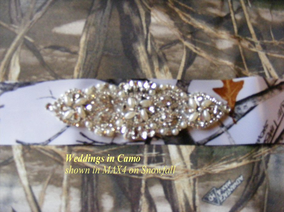 rhinestone beaded sash