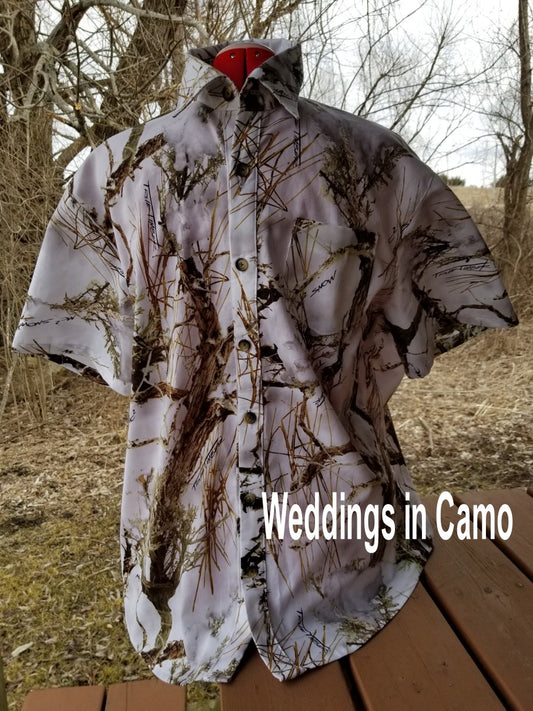 Men's cotton camo shirt