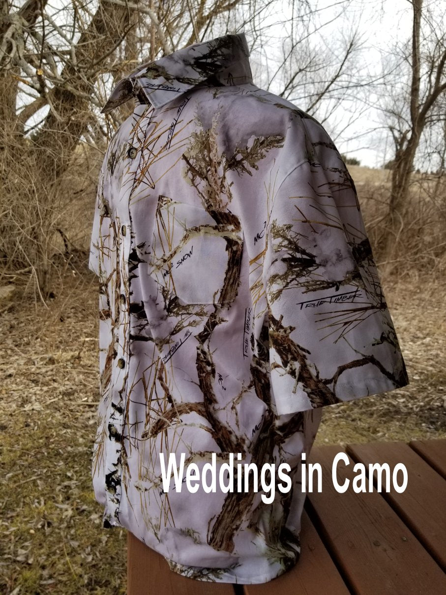 Men's cotton camo shirt