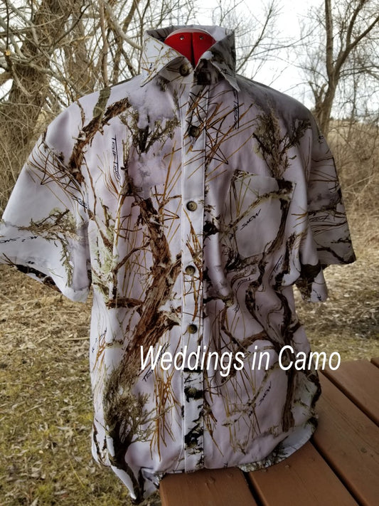 Men's cotton camo shirt