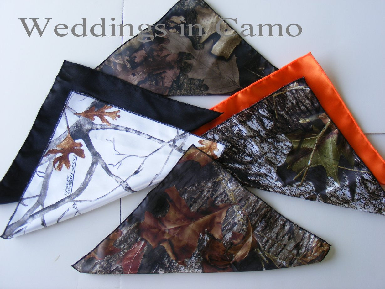 camo pocket squares