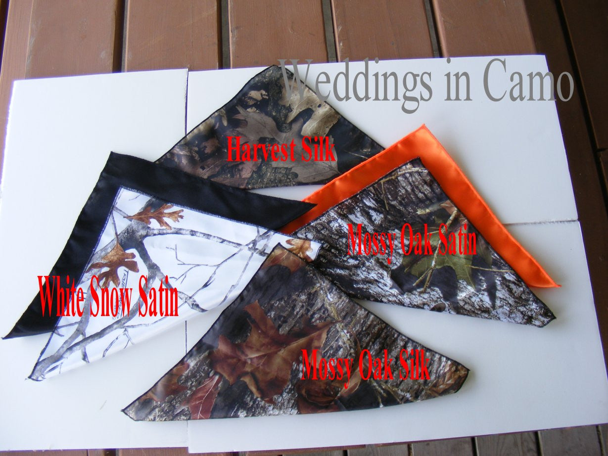 camo pocket squares