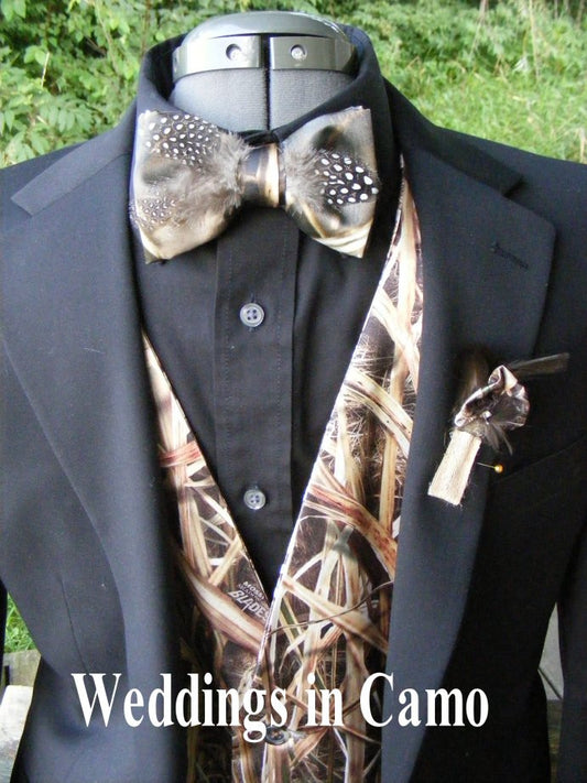 camo bow tie